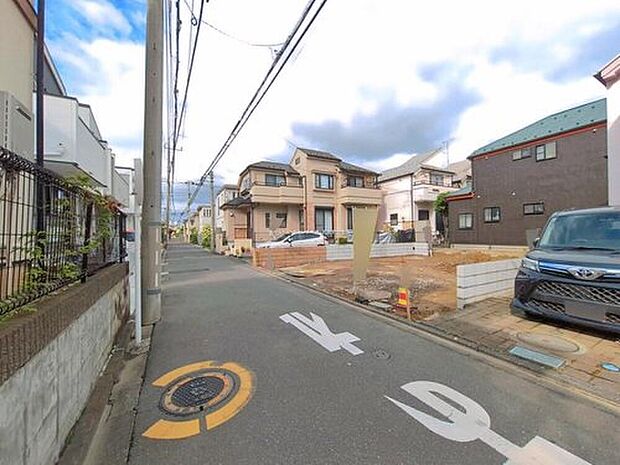 【前面道路含む現地写真】気になった物件すぐにご見学対応させていただきます♪平日・お仕事帰りなど、いつでもご案内可能です♪周辺環境と併せて、実際に現地をご確認ください♪