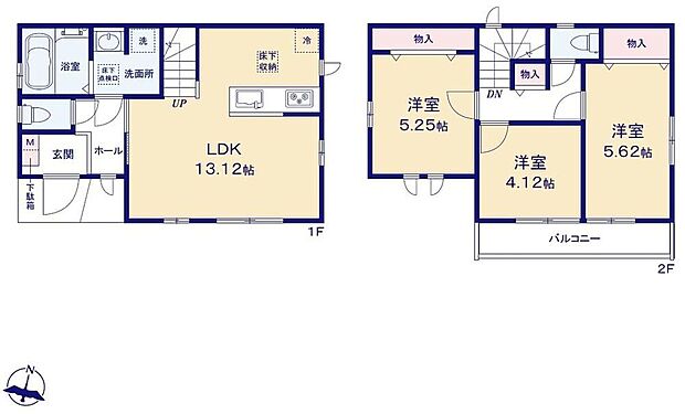 【3LDK】対面式キッチンからは、リビングにいるご家族の様子が一目で分かります。小さいお子様がいても安心です♪