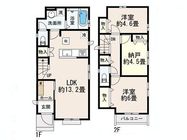【2LDK+S】家族のコミュニケーションを重視した対面式キッチン・リビングイン階段プラン♪間取りが変わるだけで暮らしが変わる、子育て目線の家事導線を配慮した家づくり。