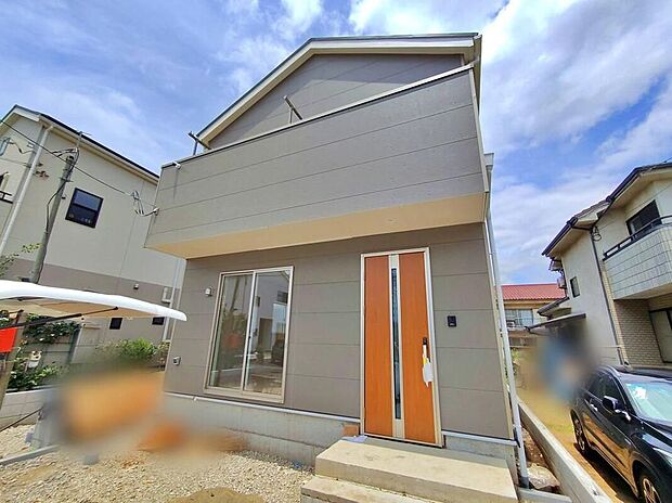 【現地外観写真】2号棟・京王線「仙川」駅までバス21分「北野小東」停歩7分♪耐震に優れた工法を採用、一生住む家だから構造にも環境にもこだわりを。
