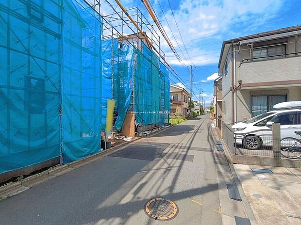【前面道路含む現地写真】小平第六小学校・小平第二中学校まで徒歩7分◎マミーマート小平小川店まで徒歩4分です！子育て家庭にも暮らしやすいエリア◎