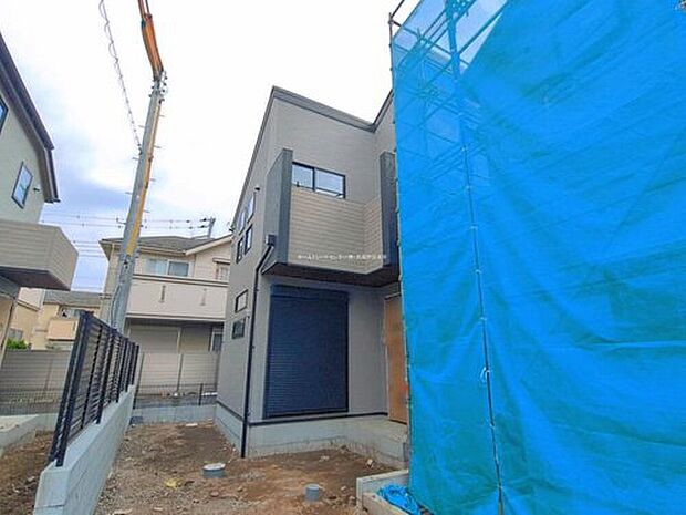 【【現地外観写真】4号棟】住宅性能評価で耐震等級３（最高等級）を取得！お客様を守る大切な住宅だからこそ、第三者の検査を受けて安心して住んでいただける住宅をご案内させて頂きます。
