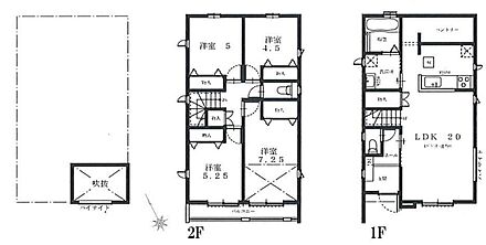 広々20帖のLDKでご家族でゆったりおすごしいただけます☆大容量のパントリー完備！食料品の買い置き、大型調理家電などもたっぷり収納できます♪ 