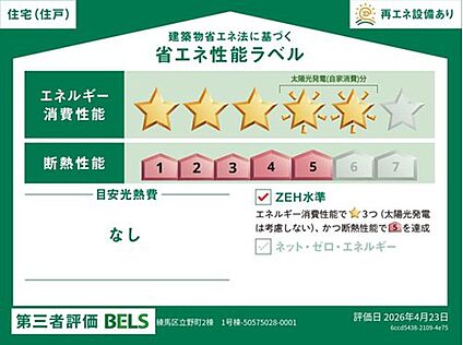 【省エネ性能ラベル】　