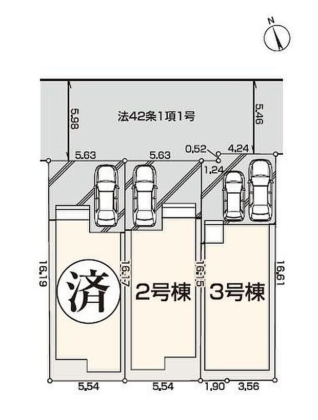 【全体区画図】レストランや映画館が揃い、お買物にも便利な京王線「府中」駅徒歩13分、または自転車4分♪
