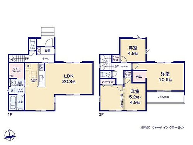(1号棟)、価格4698万円、3LDK、土地面積158.02m2、建物面積106.18m2