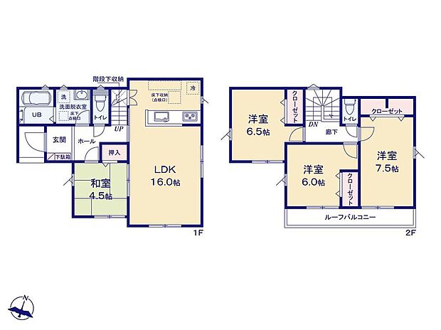 (1号棟)、価格3780万円、4LDK、土地面積140.16m2、建物面積97.3m2