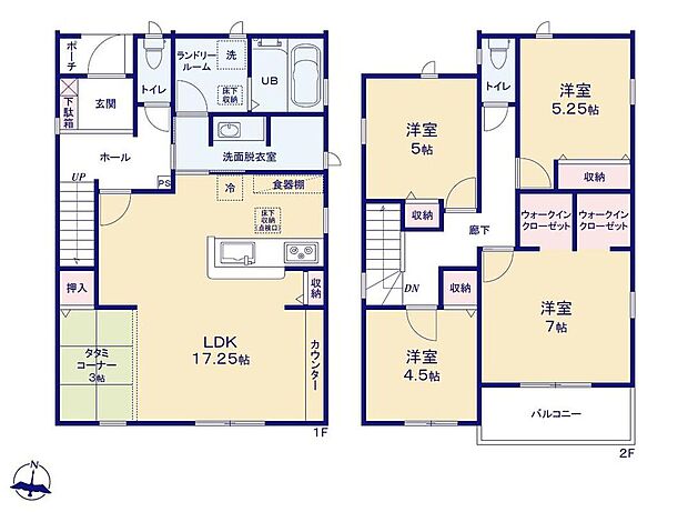 (1号棟)、価格2880万円、4LDK、土地面積169.22m2、建物面積108.48m2