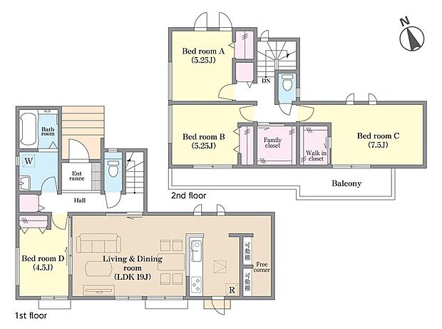 (A号棟)、価格4890万円、4LDK、土地面積177.01m2、建物面積103.5m2