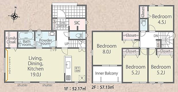(1号棟)、価格2899万円、4LDK、土地面積155.27m2、建物面積109.3m2