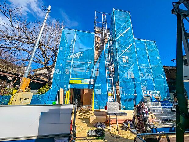 【現地外観写真】嬉しい仕様設備♪
浴室乾燥機、LDK23帖、和室、WIC×2、セカンド洗面台、全室ペアガラス、バルコニー2ヵ所、カースペース有等！