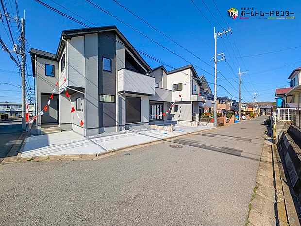 【前面道路含む現地写真】建物完成しましたので、ご予約で内見可能です！
平日・お仕事帰りなど、いつでもご案内致します！