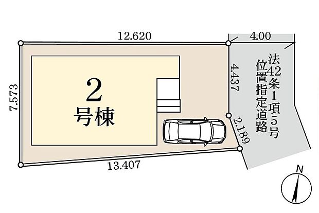 【≪全体区画図≫】南向きの邸宅!カースペース1台分♪