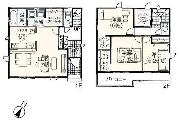 (2号棟)、価格3599万円、3LDK、土地面積117m2、建物面積93.57m2