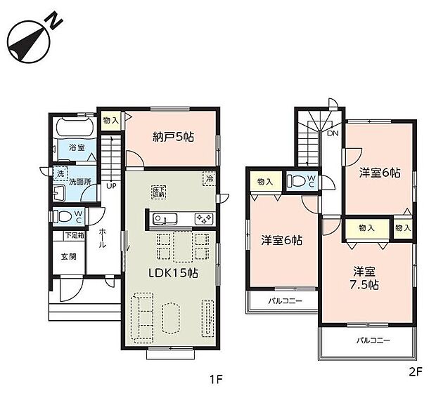 (B号棟)、価格3690万円、3LDK+S、土地面積102.89m2、建物面積93.16m2