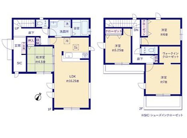 (1号棟)、価格3580万円、4LDK、土地面積122.39m2、建物面積102.26m2