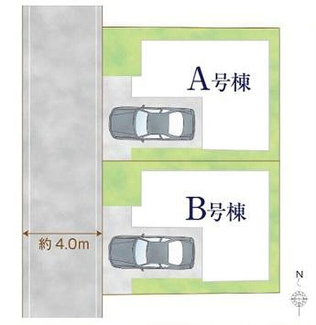 閑静な住宅地☆カースペースは1台分ご用意。空いたスペースは駐輪場としてもお使いいただけます◎