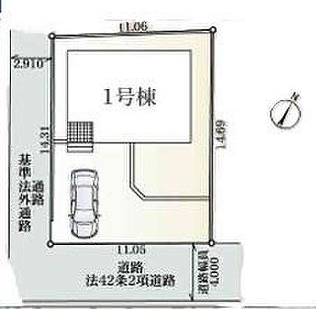 閑静な住宅地☆カースペースご用意。空いたスペースは駐輪場としてもお使いいただけます◎