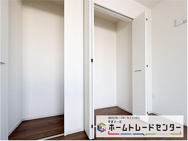 ◆2階の各居室にはそれぞれ収納を完備！しっかりとした容量のスペースを確保しているので、お部屋は美しい空間を保てますね♪