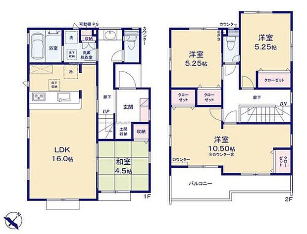 (12号棟)、4LDK、土地面積132.88m2、建物面積103.92m2