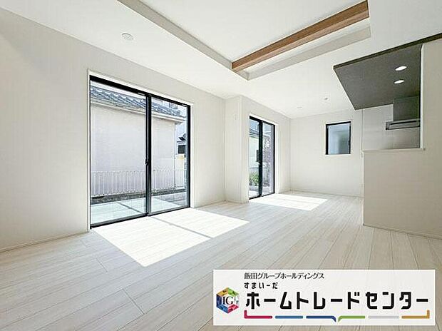 ◆LDKはご家族みんなが揃う大切な空間です♪テーブルやソファ、カーテン選び、レイアウトを考えるのも楽しいですね♪笑顔溢れる楽しい暮らしをイメージしながらご見学ください♪