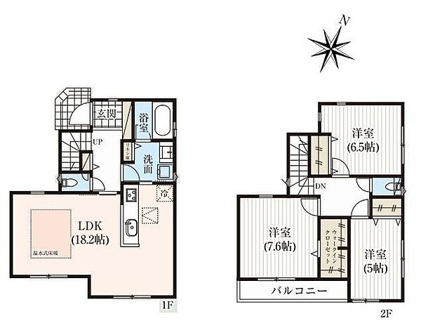 (1号棟)、価格4680万円、3LDK、土地面積120.09m2、建物面積94.53m2
