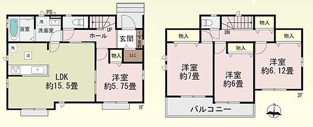 (A号棟)、価格3690万円、4LDK、土地面積160.02m2、建物面積99.36m2