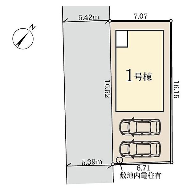 閑静な住宅地☆駐車スペースは2台分♪