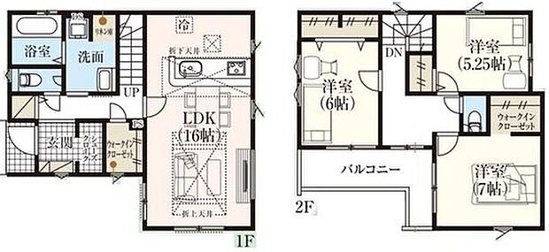 (1号棟)、価格3680万円、3LDK、土地面積86m2、建物面積95.63m2