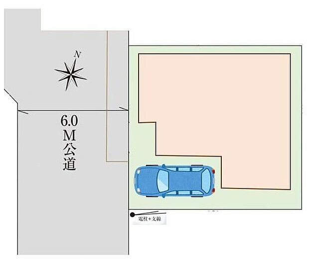 閑静な住宅地☆カースペースご用意。空いたスペースは駐輪場としてもお使いいただけます◎