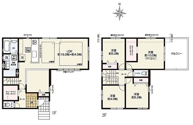 (1号棟)、価格5098万円、4LDK、土地面積139.53m2、建物面積111.13m2