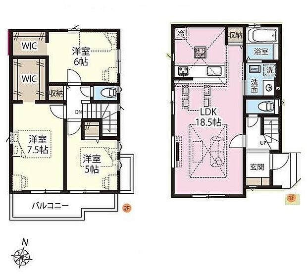 (1号棟)、価格3690万円、3LDK、土地面積89.03m2、建物面積90.25m2