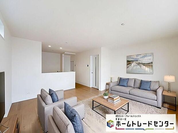 ◆LDKはご家族みんなが揃う大切な空間です♪テーブルやソファ、カーテン選び、レイアウトを考えるのも楽しいですね♪笑顔溢れる楽しい暮らしをイメージしながらご見学ください♪