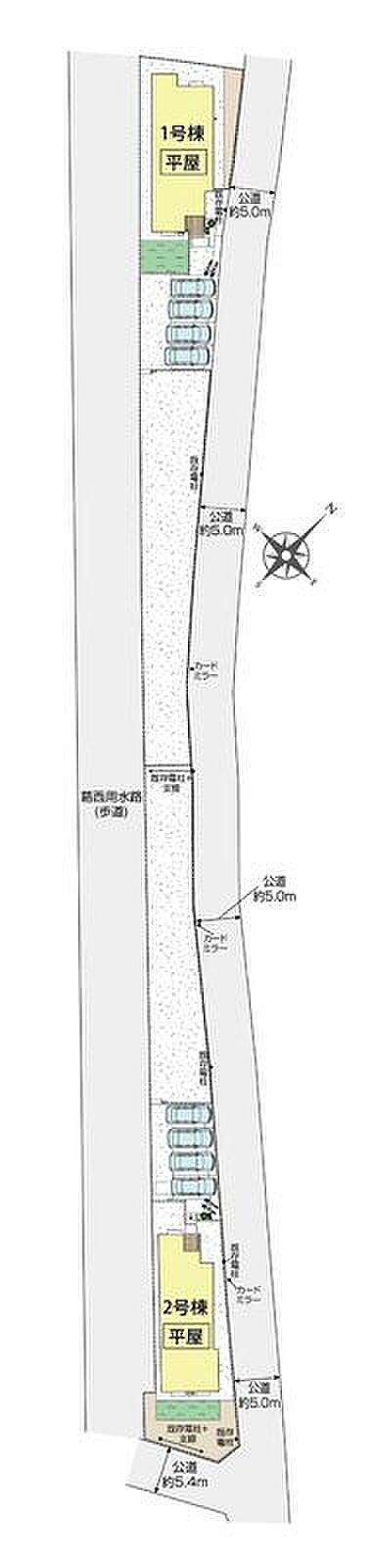 閑静な住宅地☆カースペースは4台分ご用意。空いたスペースは駐輪場としてもお使いいただけます◎