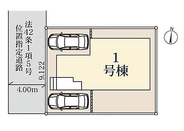 【全体区画図】閑静な住宅地☆駐車スペースは2台分♪