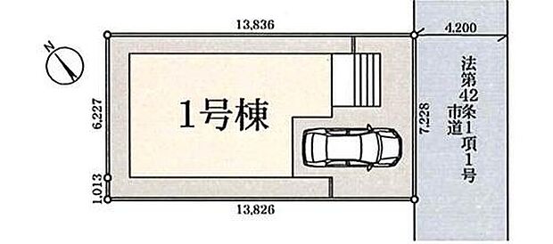 【全体区画図】閑静な住宅地☆駐車スペースは1台分♪
