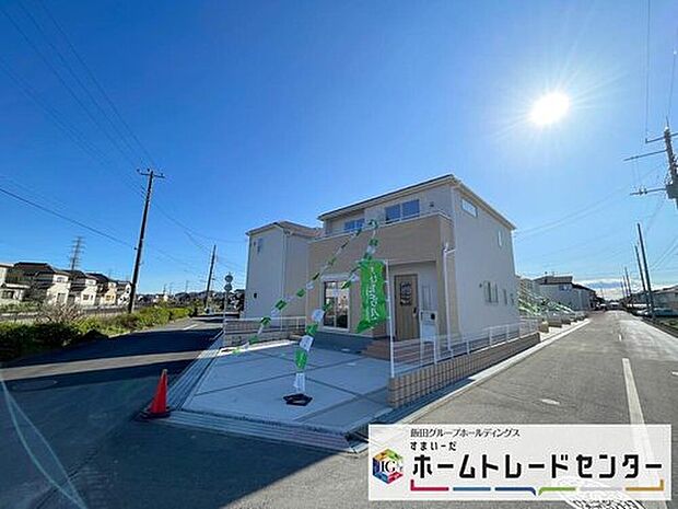 【現地外観写真】◆休日にご家族揃ってご見学はいかがでしょうか♪実際の現地を見てみると図面などではわからない、新たな発見もありますのでまずはお気軽にお問い合わせください♪