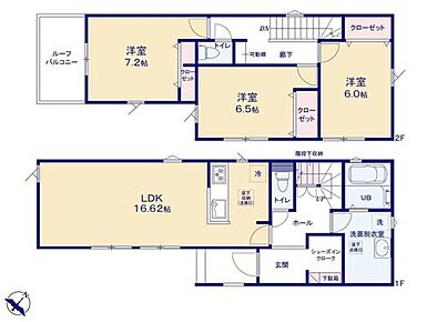 ●全居室６帖以上の3LDK♪
●効率的でストレスのない家事動線。水回りが集中しており、移動がスムーズです♪
●SIC付きで玄関すっきり♪ 
