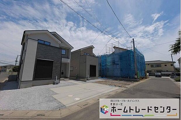 【現地外観写真】◆休日にご家族揃ってご見学はいかがでしょうか♪実際の現地を見てみると図面などではわからない、新たな発見もありますのでまずはお気軽にお問い合わせください♪