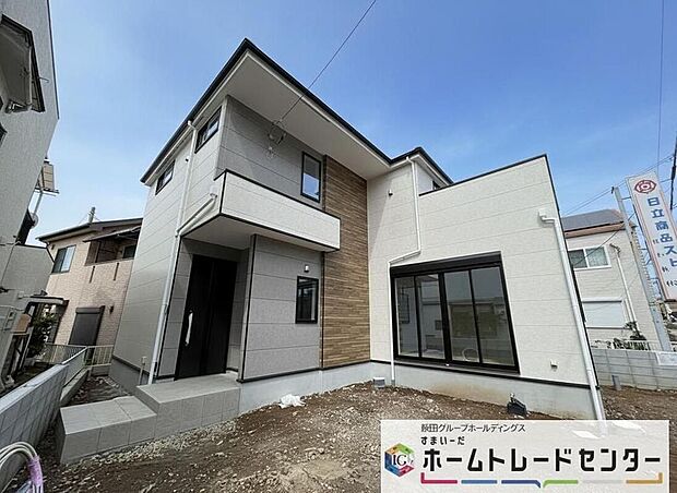 【現地外観写真】◆休日にご家族揃ってご見学はいかがでしょうか♪実際の現地を見てみると図面などではわからない、新たな発見もありますのでまずはお気軽にお問い合わせください♪