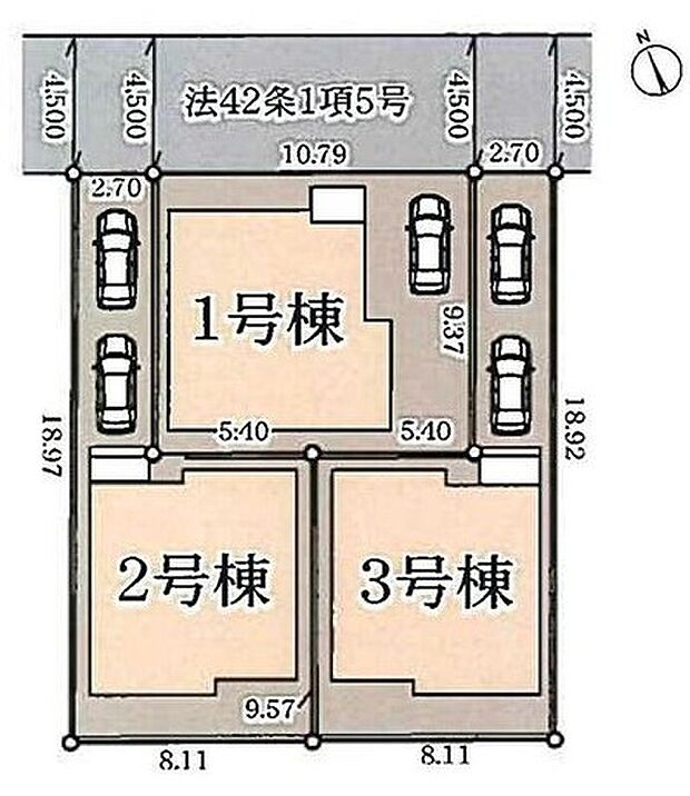 限定3棟 新築分譲住宅です!
北側4.5m公道に面します。
穏やかな街並み、ゆったりお過ごしいただけます♪