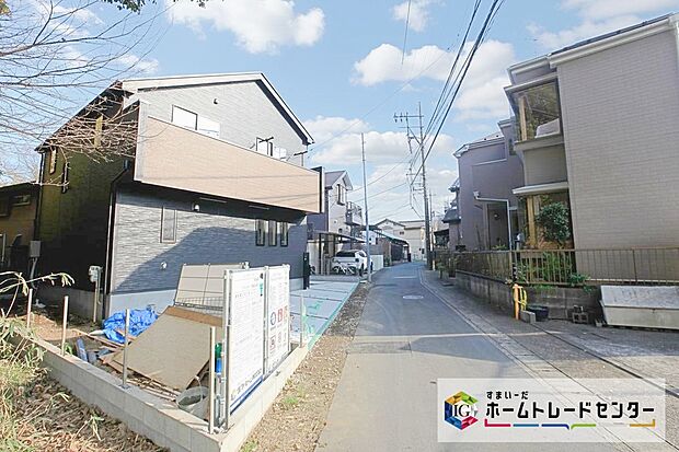 公園まで徒歩3分！
緑あふれる住宅地です。