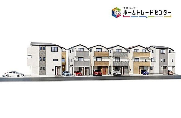 小田急小田原線「柿生」駅まで徒歩１１分☆
全７棟　新築分譲住宅です♪