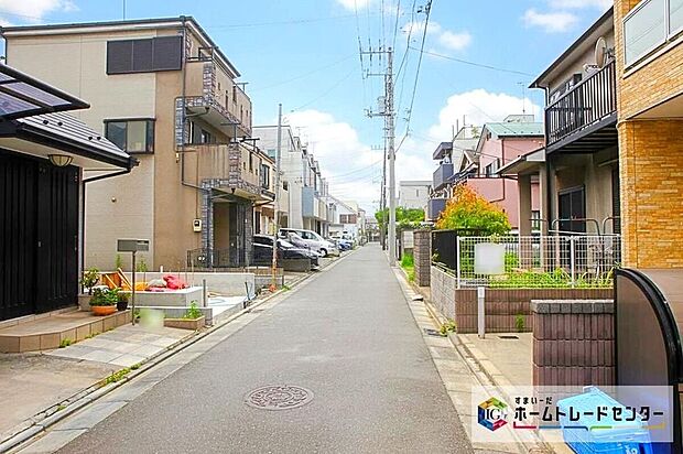 ビルトインガレージ付、3階建て住宅☆リビング広々23.5帖!全居室に収納完備、2LDK+2Sプランです☆