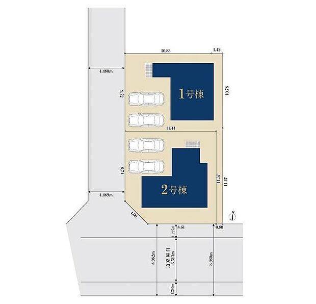 全２棟　新築分譲住宅☆
先着順となりますので、お早めにご相談下さいませ☆