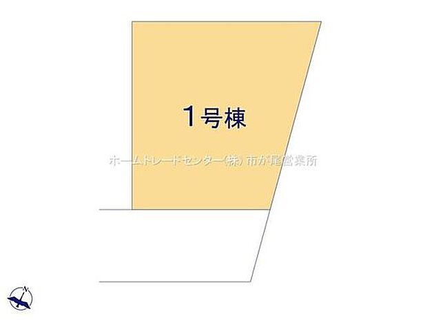 【全体区画図】限定１棟　新築分譲住宅です！
南道路に面しますので、陽当り・通風良好です♪