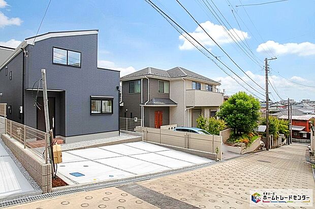 【前面道路含む現地写真】小田急小田原線「生田」駅まで徒歩12分!小田急小田原線「読売ランド前」駅まで徒歩13分!全3棟 新築分譲住宅です♪