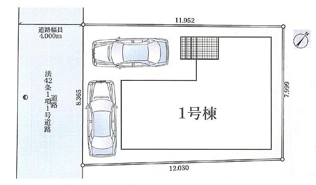 【全体区画図】限定１棟　新築分譲住宅☆
静かで落ち着いた住宅街に立地します♪