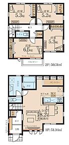 LDKは広々１８．２帖、人気の対面式キッチン＆リビングイン階段 採用！憧れのパントリー付！水回りを集約、機能的な家事動線♪全居室に収納完備！南向きバルコニー☆ 
