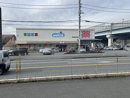 ウェルシア長泉納米里店 現地から700m～750m。(徒歩9分～10分。)